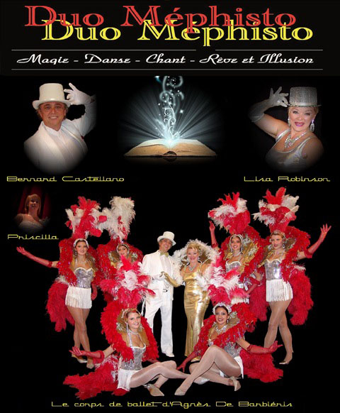 Le magicien et son lapin sortant de son chapeau